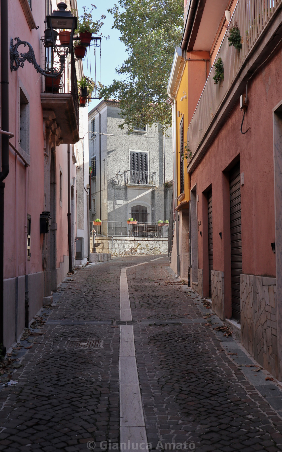 "Nusco - Vicolo del borgo" stock image