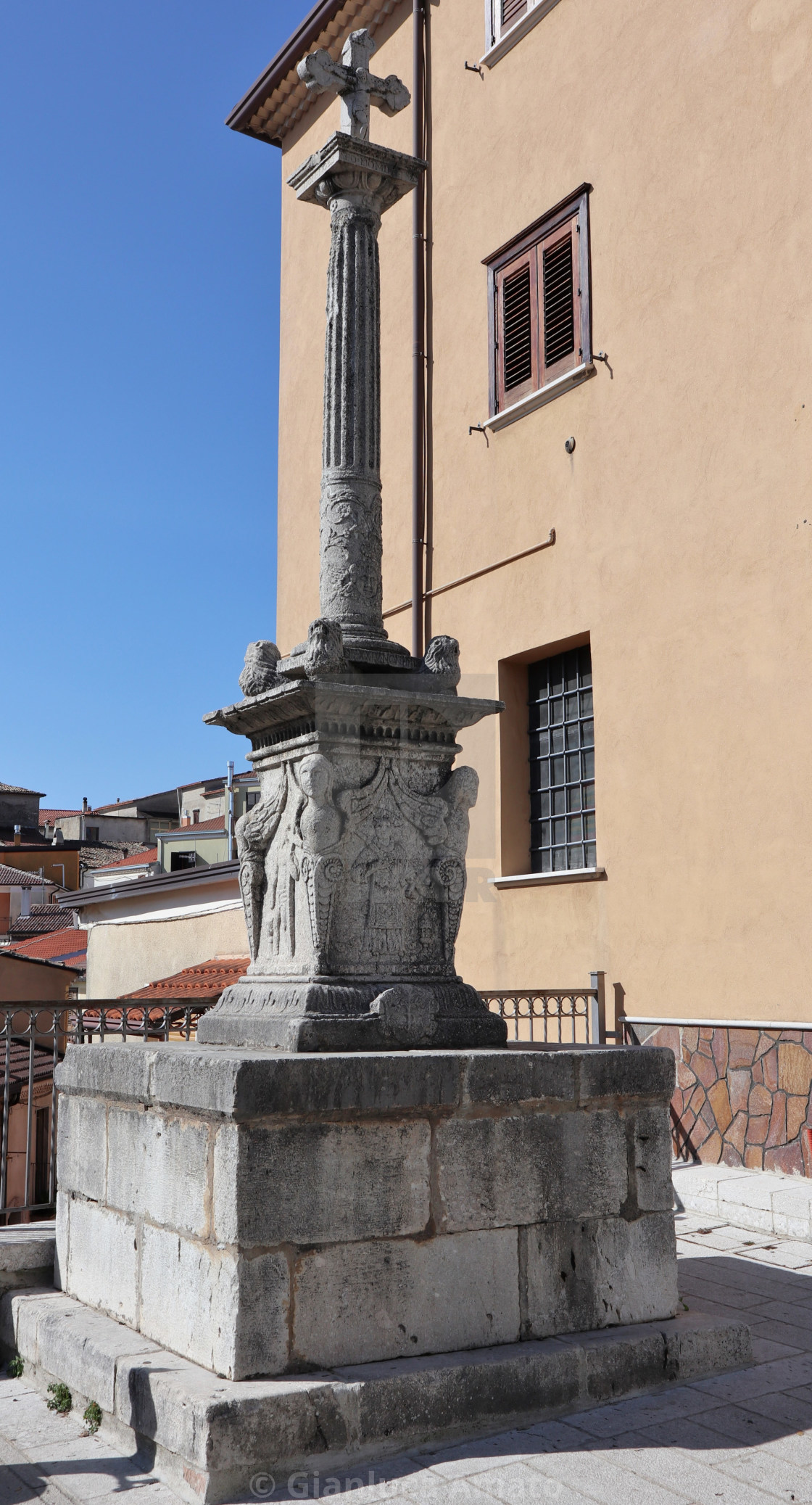 "Nusco - Monumento della Santa Croce" stock image