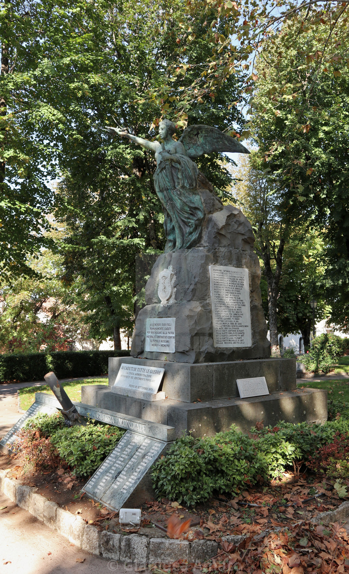 "Nusco - Monumento ai Caduti in Villa Comunale" by Gianluca Amato - $3.76 "Nusco - Monumento ai Caduti in Villa Comunale" stock image