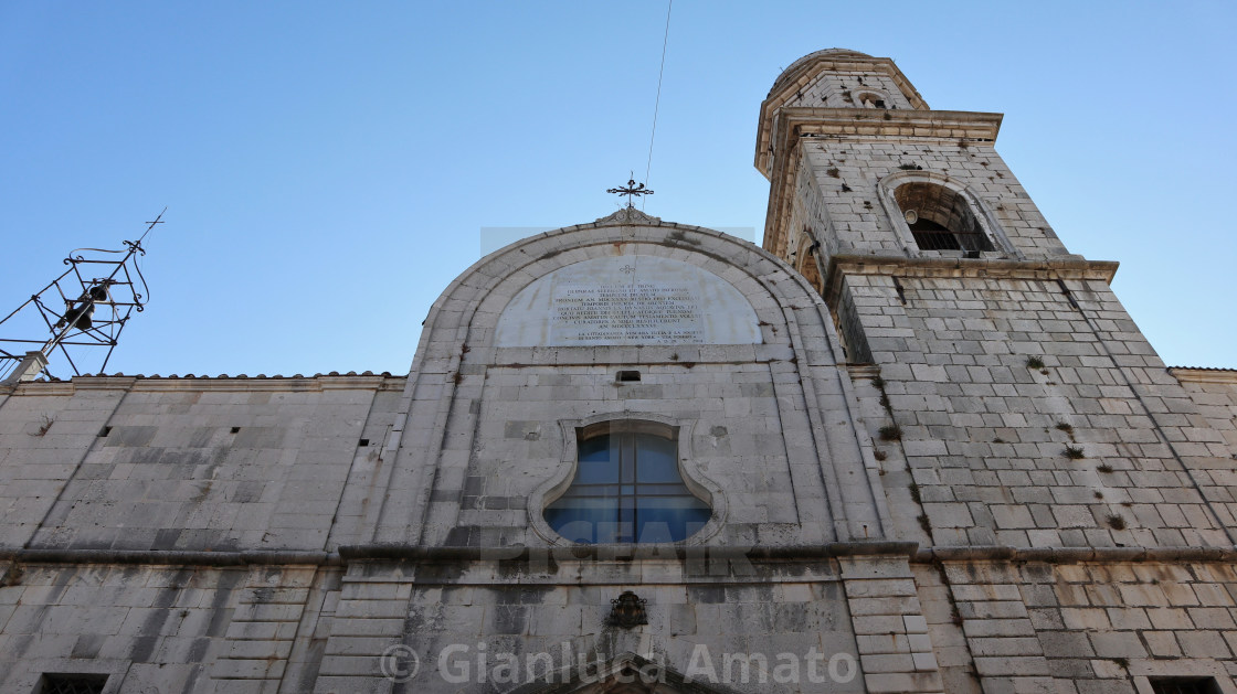 "Nusco - Facciata del duomo" stock image