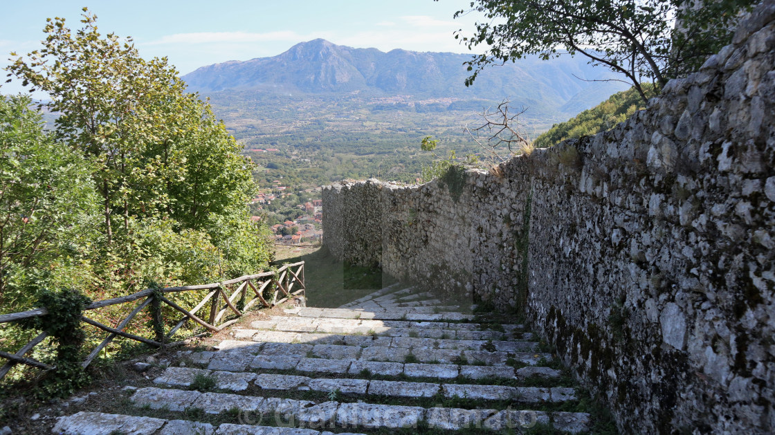 "Montella - Panorama dal Monastero del Monte" stock image