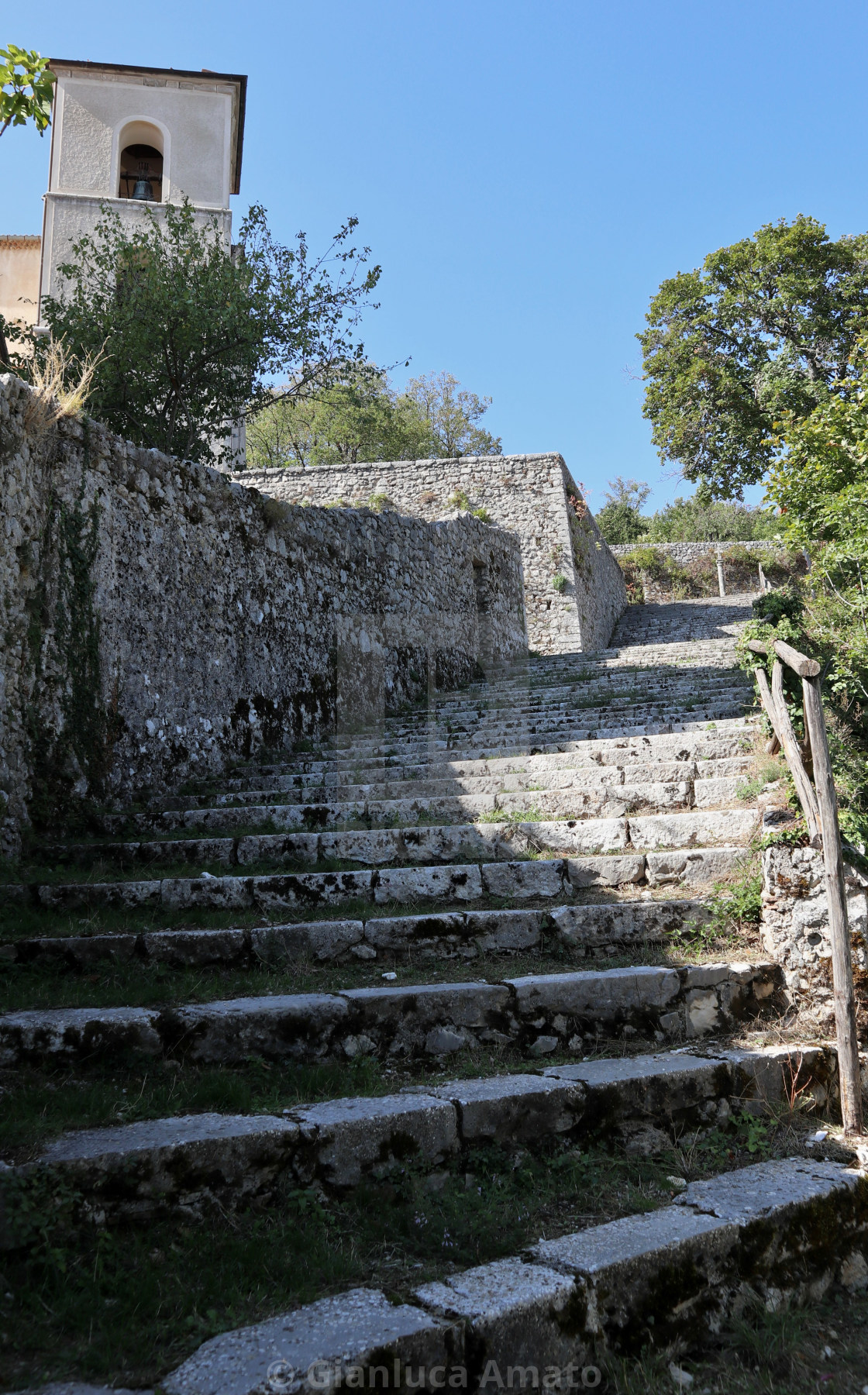 "Montella - Scala del Monastero del Monte" stock image