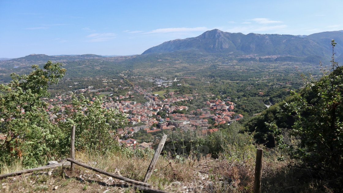 "Montella - Panorama da Monastero del Monte" stock image