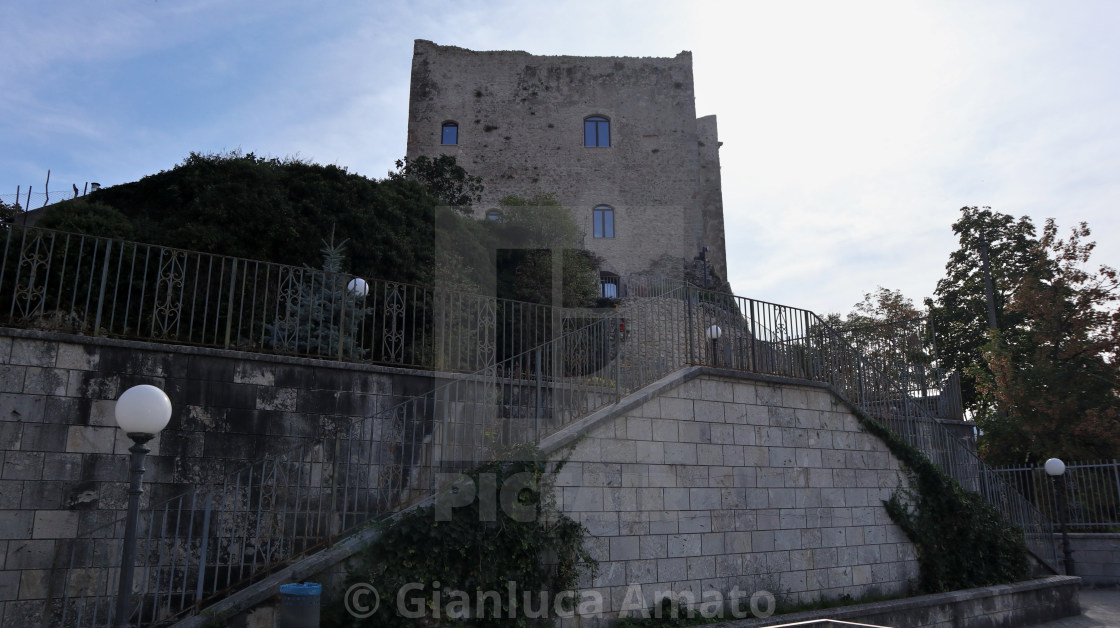 "Bagnoli Irpino - Castello Cavaniglia dalla scalinata" stock image