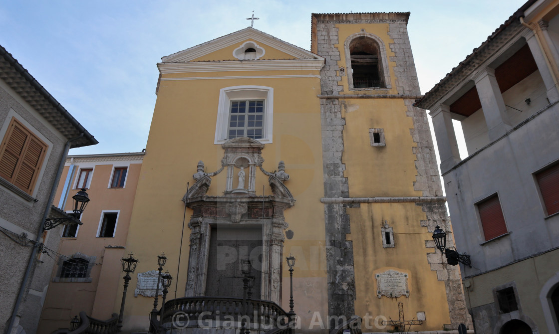 "Bagnoli Irpino - Chiesa di Santa Maria Assunta" stock image