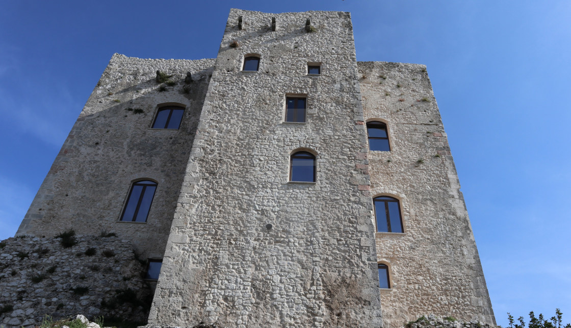 "Bagnoli Irpino - Facciata di Castello Cavaniglia" stock image