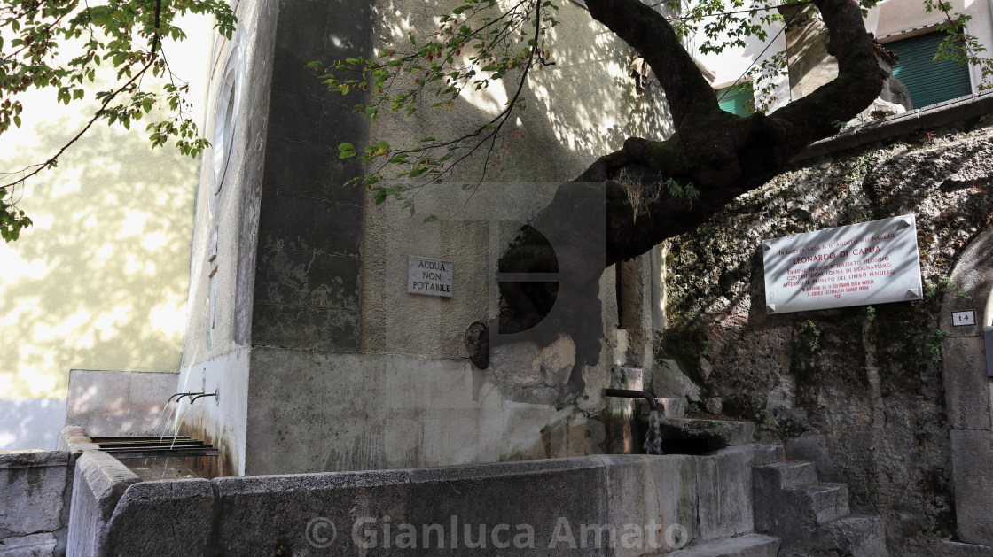 "Bagnoli Irpino - Fontana del Gavitone" stock image