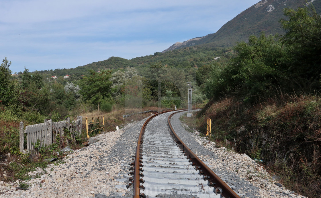 "Bagnoli Irpino - Binari ferroviari" stock image