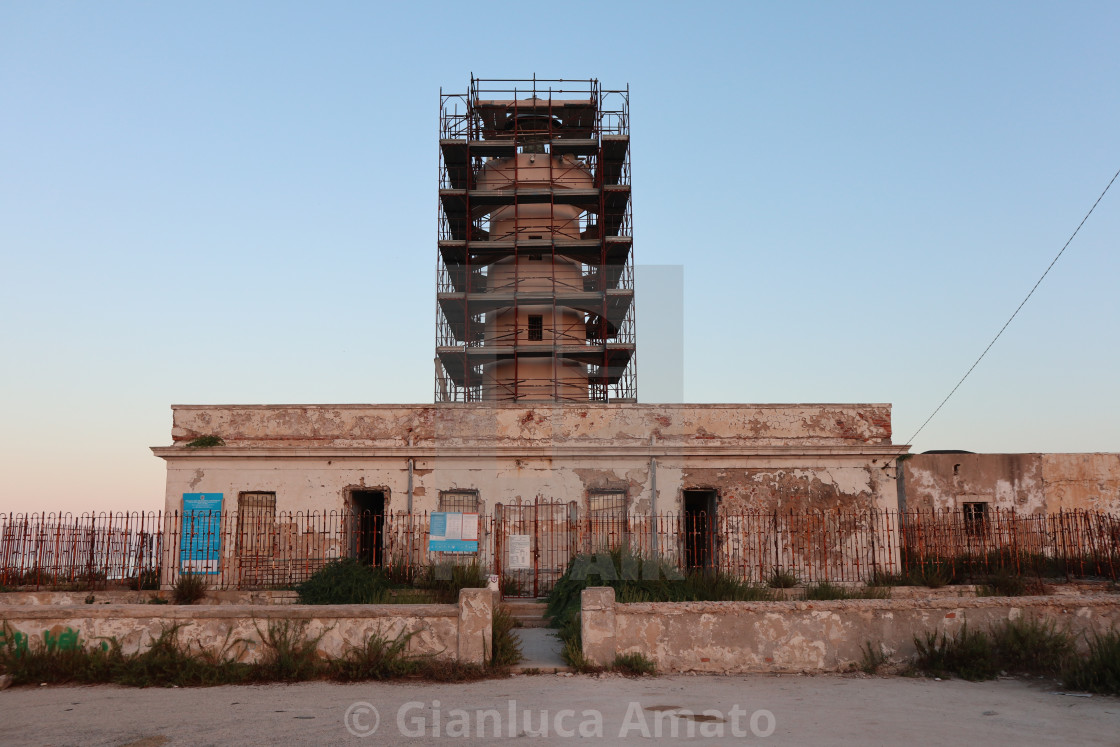 "Siracusa - Faro di Punta Murro di Porco" stock image