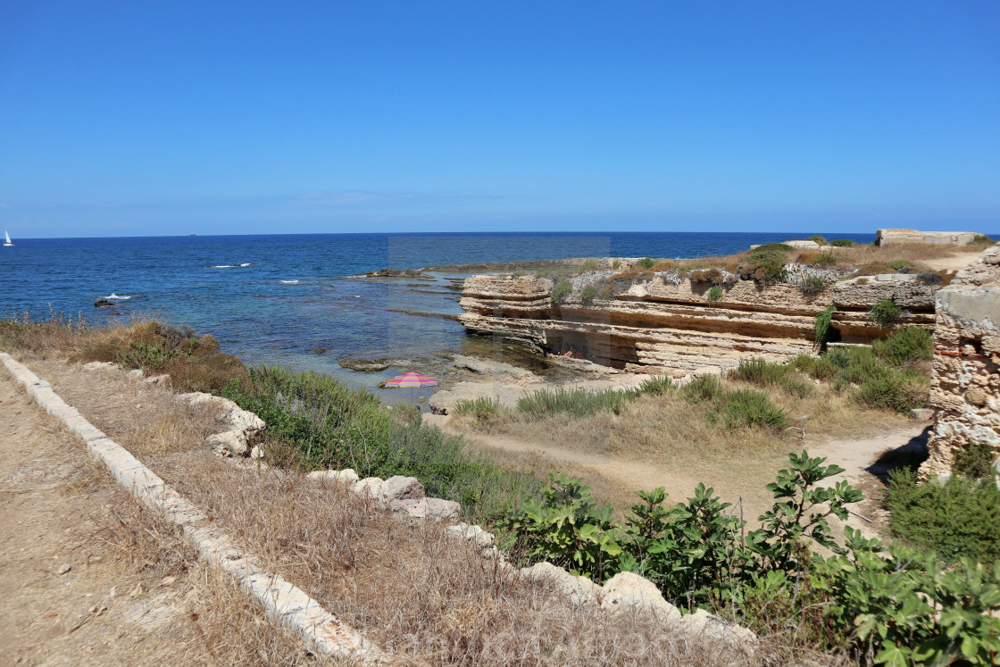 "Siracusa - Costa del Plemmirio" stock image