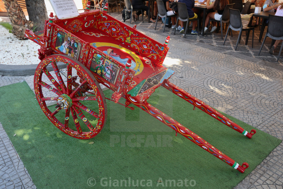 "Siracusa - Carretto siciliano" stock image