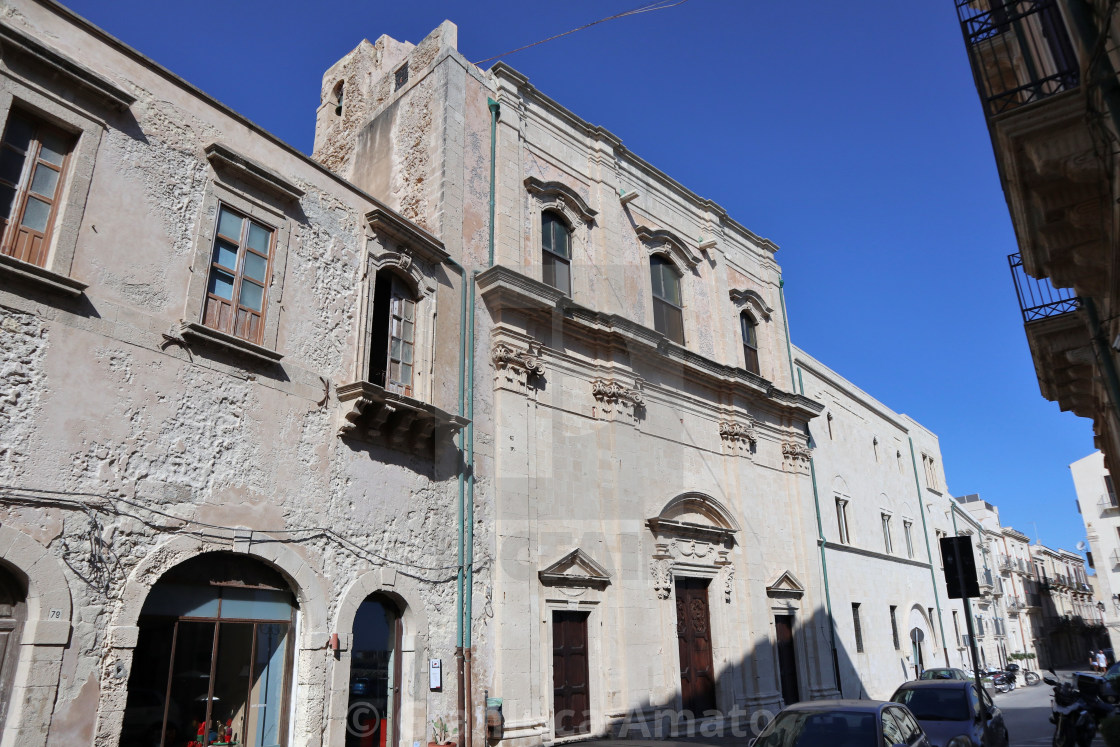 "Siracusa - Chiesa di San Filippo Neri" stock image