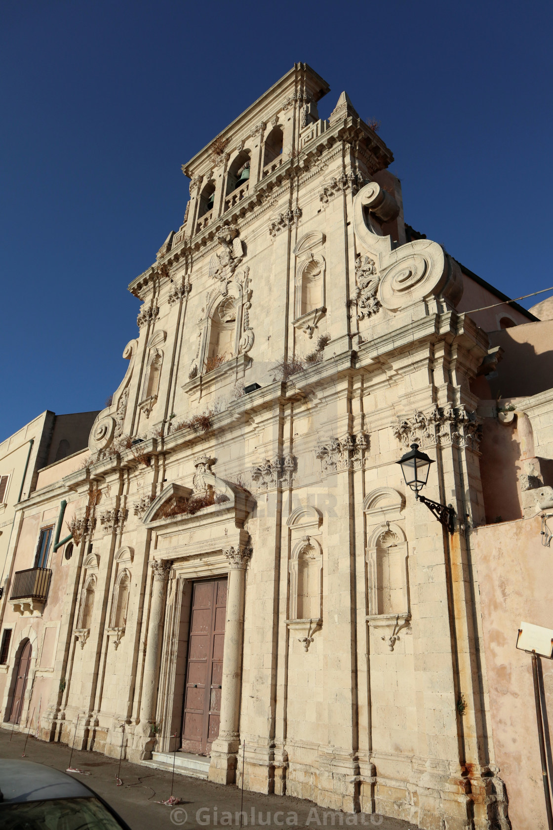 "Siracusa - Chiesa dello Spirito Santo" stock image