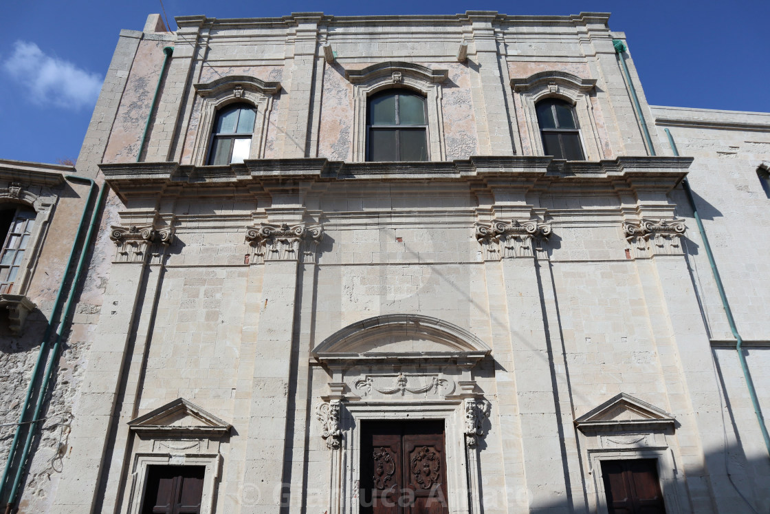 "Siracusa - Facciata della Chiesa di San Filippo Neri" stock image