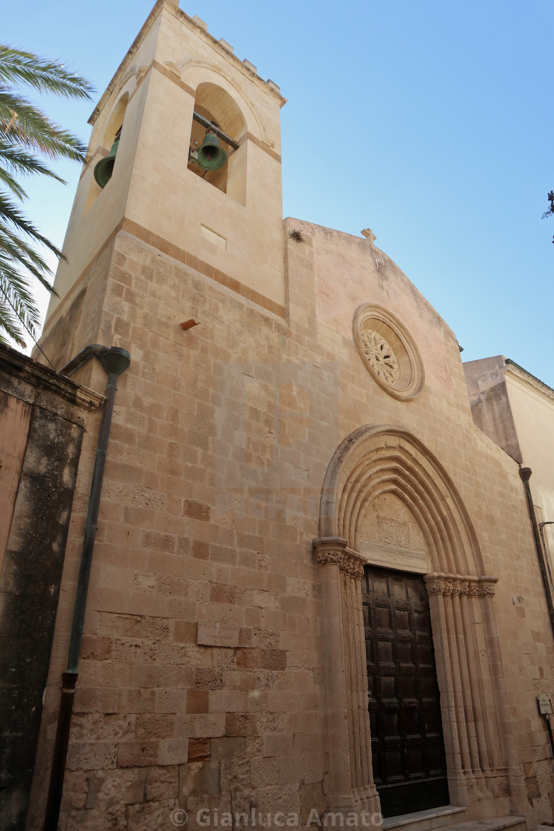 "Siracusa - Scorcio della Chiesa di San Martino" stock image