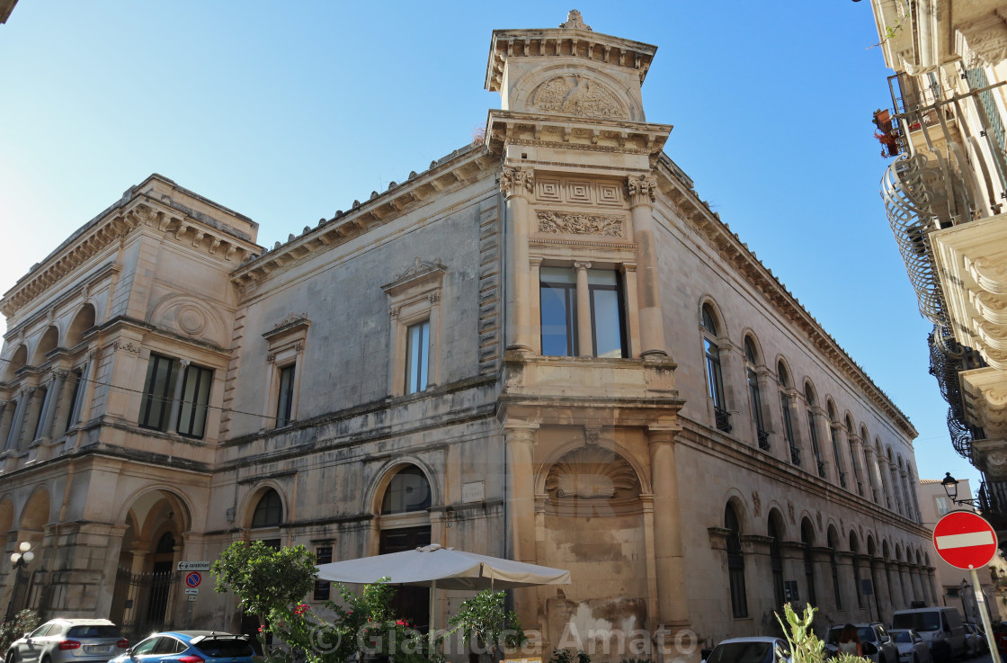 "Siracusa - Teatro comunale" stock image