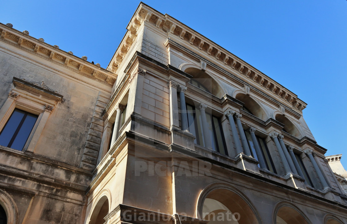 "Siracusa - Teatro comunale" stock image