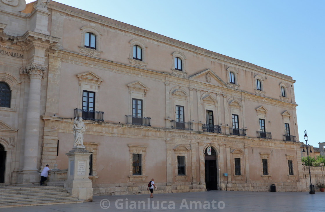 "Siracusa - Palazzo Arcivescovile" stock image