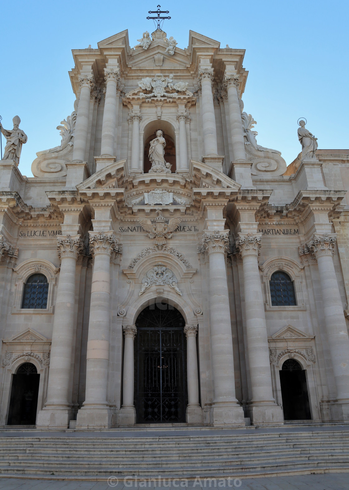 "Siracusa - Facciata della Cattedrale" stock image