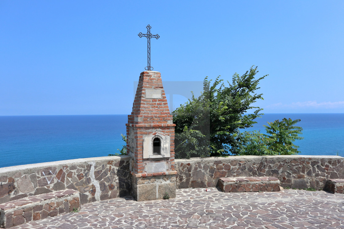 "Parghelia - Edicola votiva al Belvedere Michelino" stock image