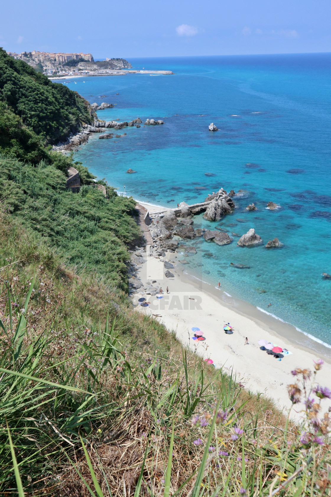 "Parghelia - Costa di Michelino dal belvedere" stock image