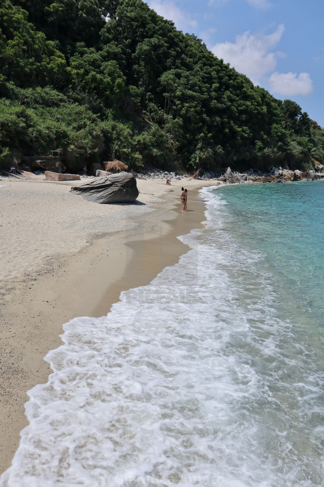 "Parghelia - Riva della Spiaggia di Michelino" stock image