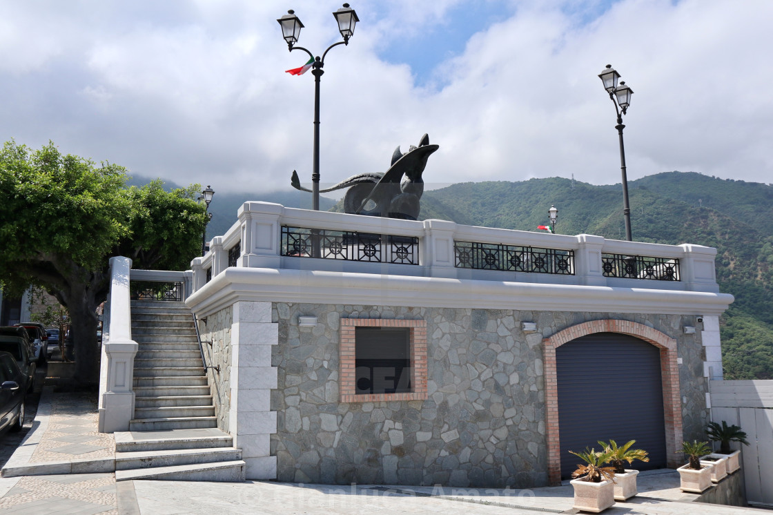 "Scilla - Scorcio del Belvedere di Piazza San Rocco" stock image