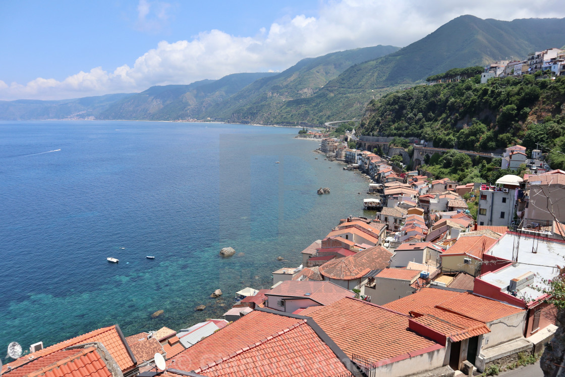 "Scilla - Borgo di Chianalea dal centro storico" stock image