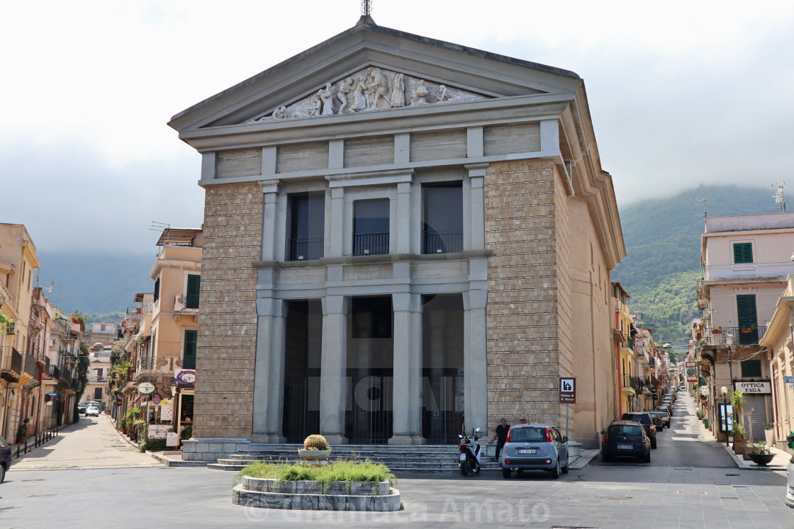 "Scilla - Chiesa di San Rocco dalla piazza del belvedere" stock image