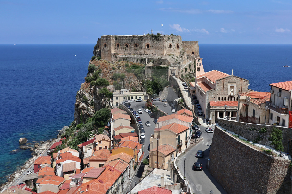 "Scilla - Scorcio del borgo dalla Scala del Belvedere" stock image