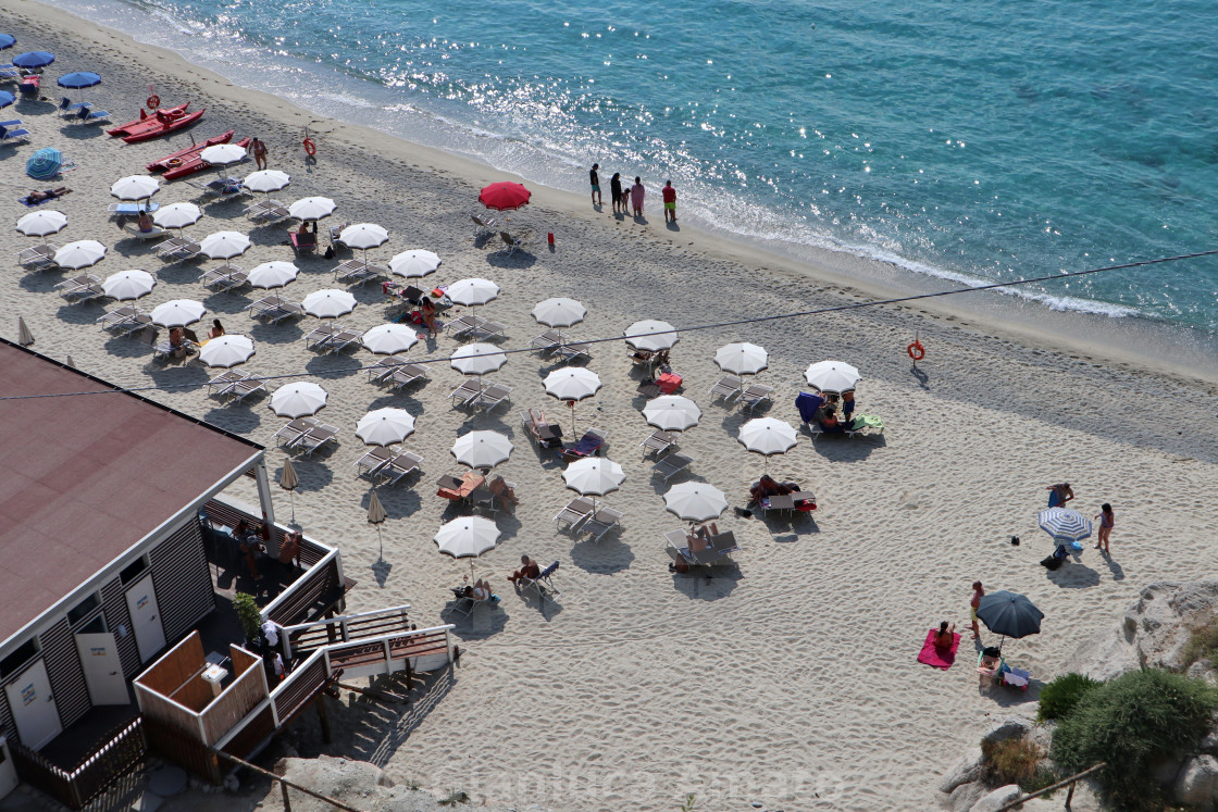 "Tropea - Lido Isola Bella dal Santuario" stock image