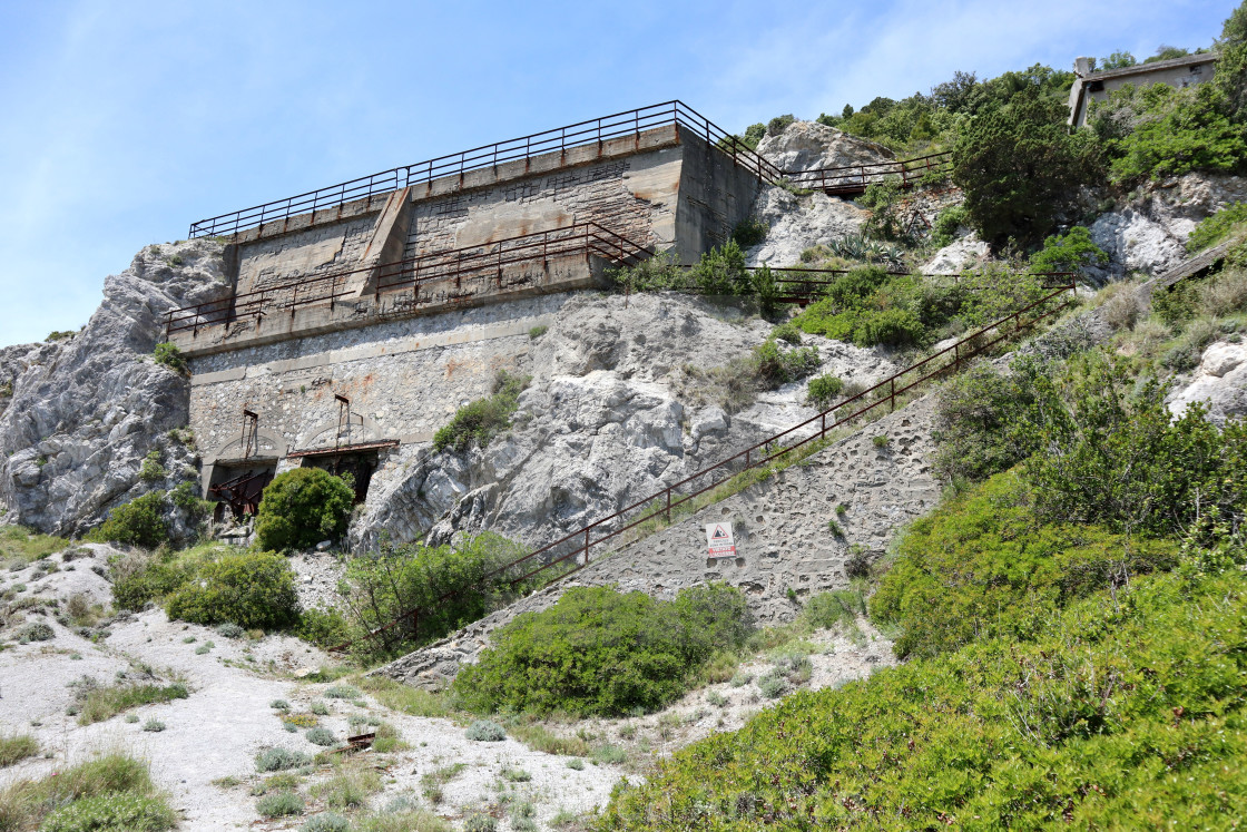 "Erchie - Cava abbandonata dell'ex Italsider" stock image