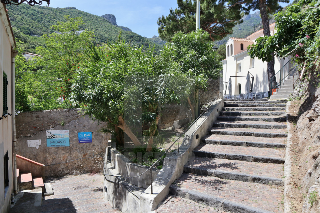 "Erchie - Scalinate del borgo" stock image