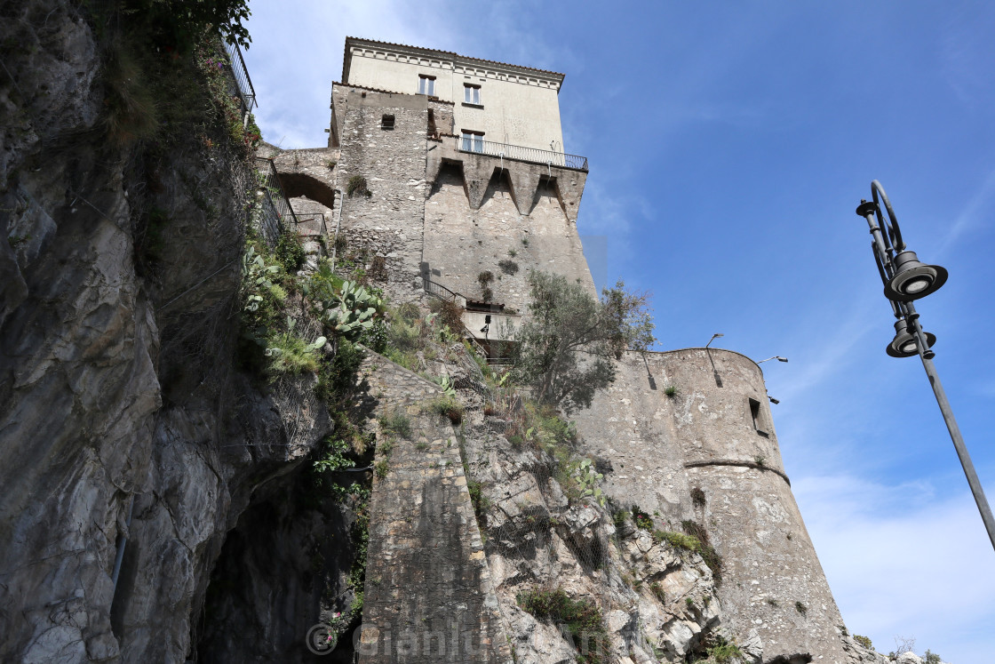 "Cetara - Torre di Cetara dalla Marina" stock image