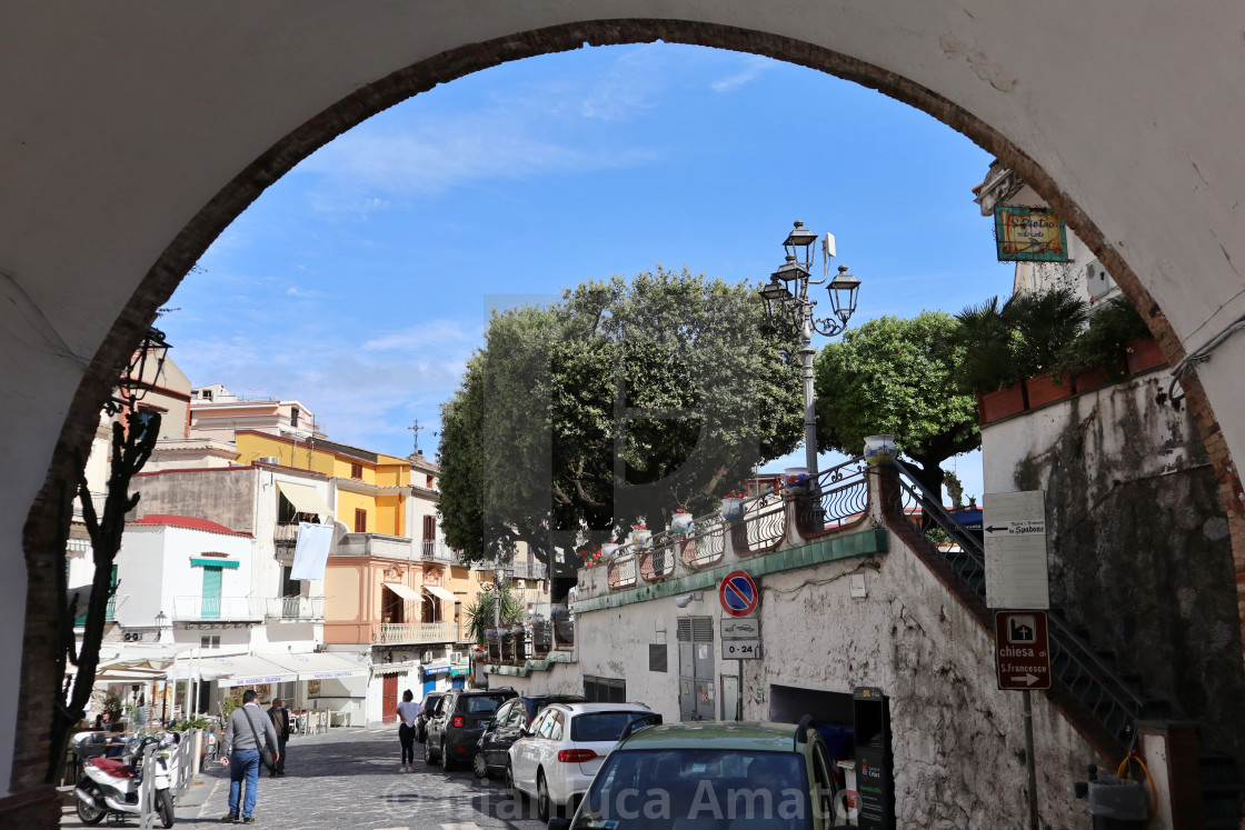 "Cetara - Scorcio di Corso Garibaldi" stock image