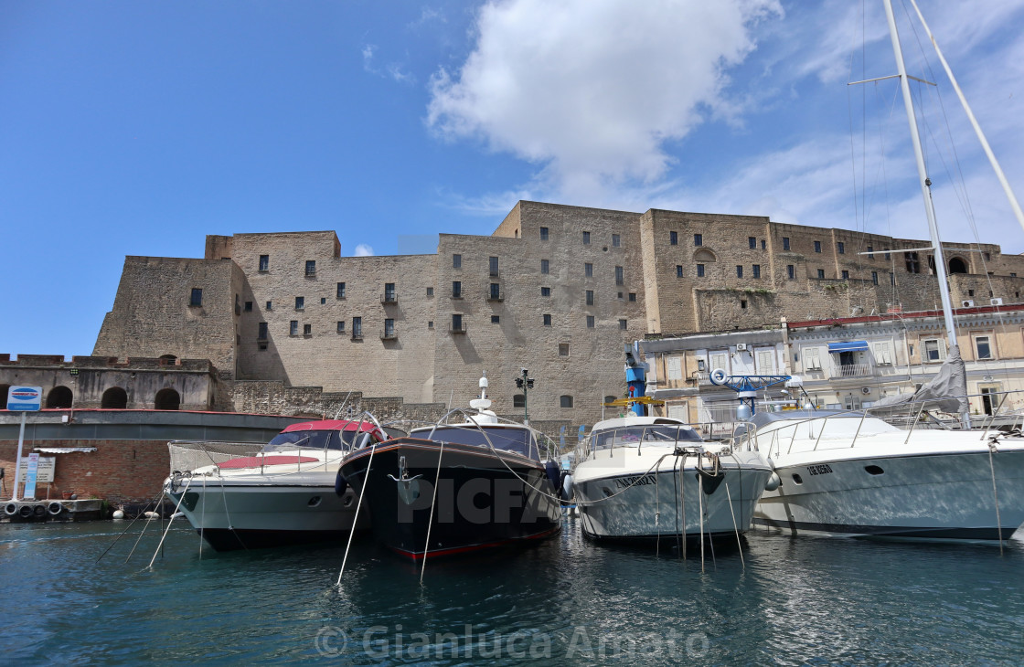 "Napoli - Barche al Borgo Marinari" stock image