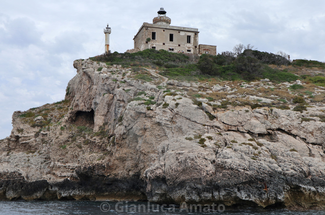 "Isole Tremiti - Faro di San Domino dalla Punta della Provvidenza" stock image