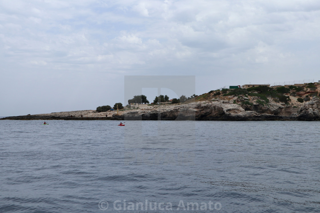 "Isole Tremiti - Punta Secca dalla barca" stock image