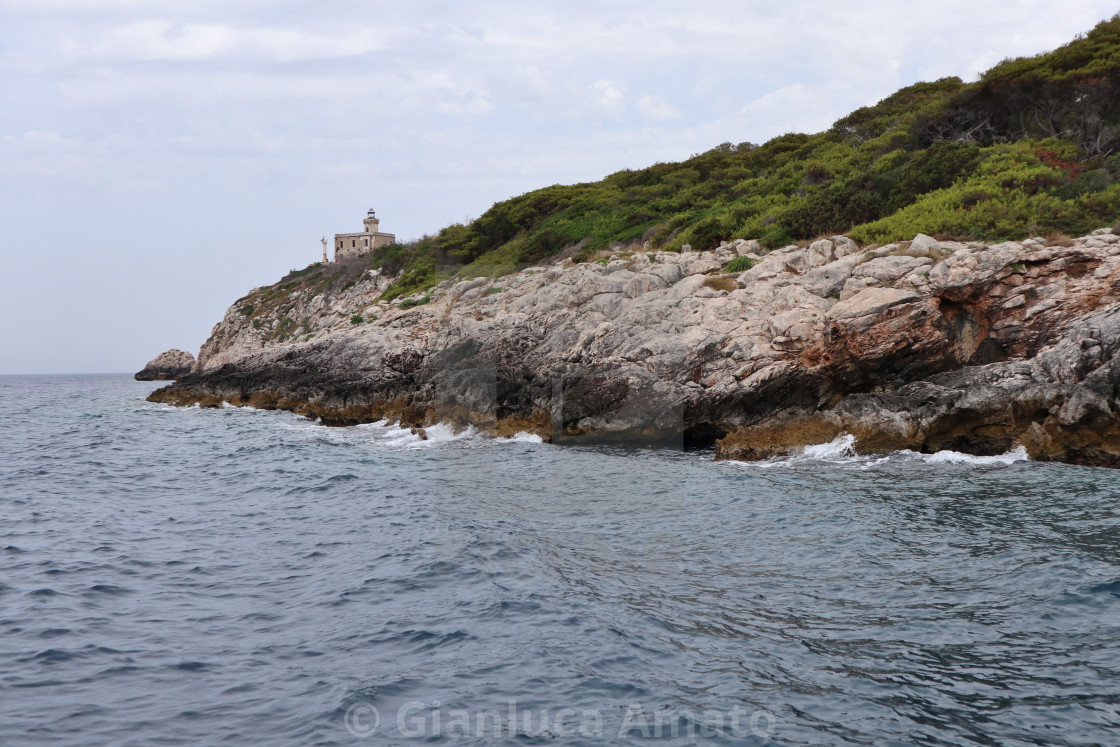 "Isole Tremiti - Scorcio del faro da Cala delle Murene" stock image