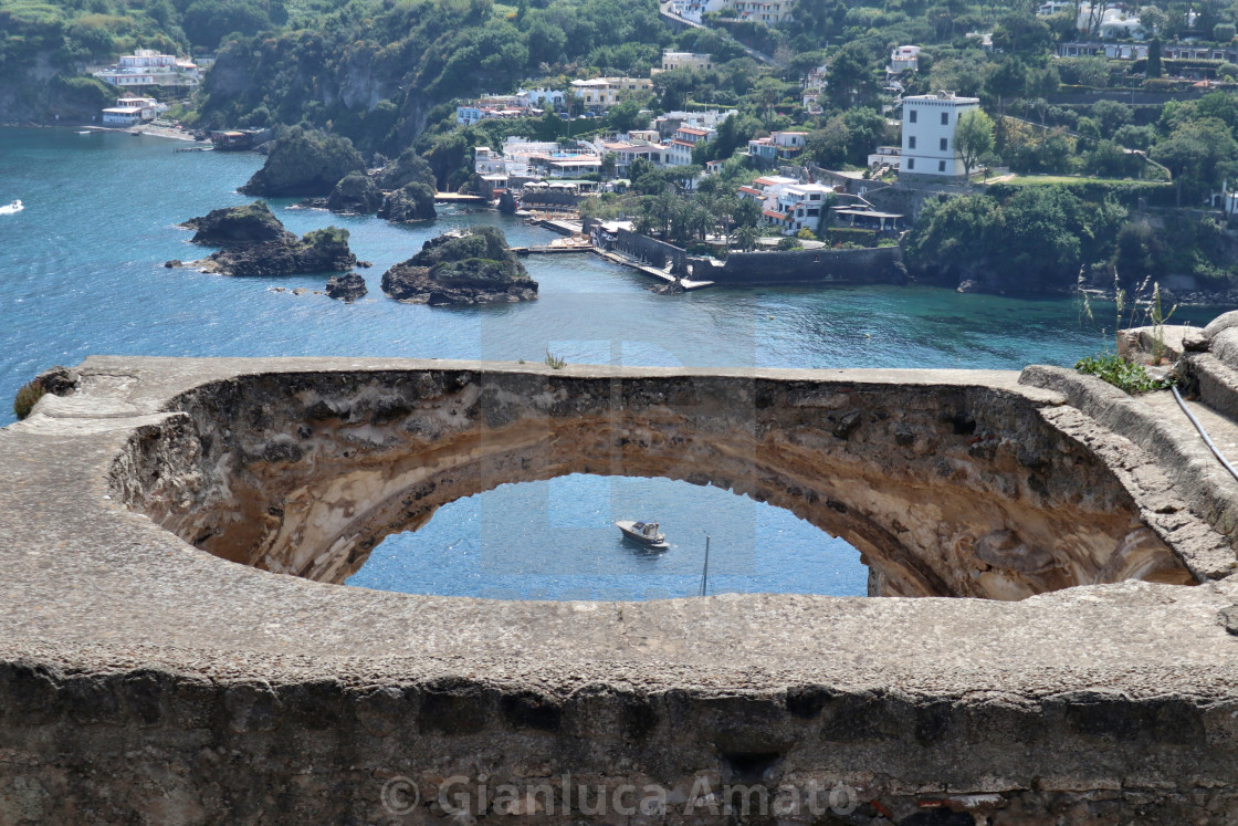 "Ischia - Volta crollata della Cattedrale dell'Assunta al Castello Aragonese" stock image