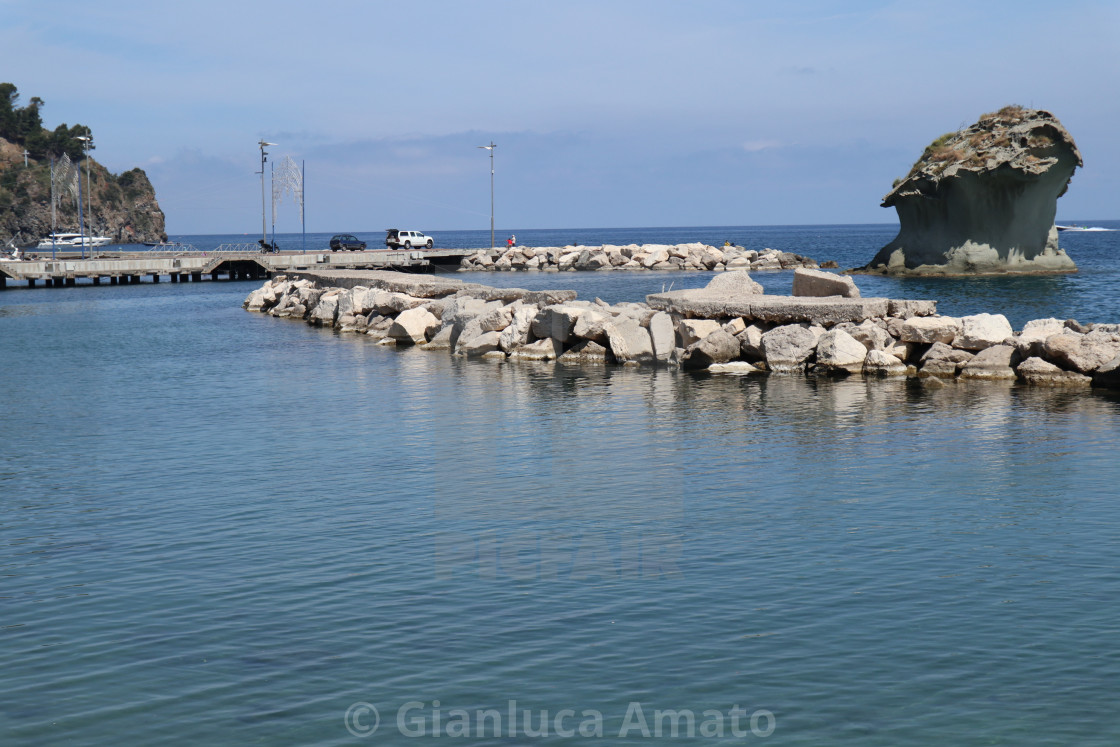 "Lacco Ameno - Scorcio del fungo dal lungomare" stock image