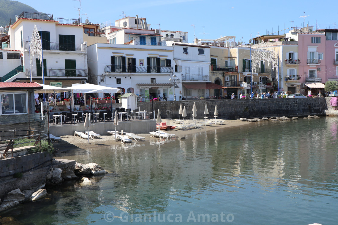 "Lacco Ameno - Spiaggia del porto" stock image