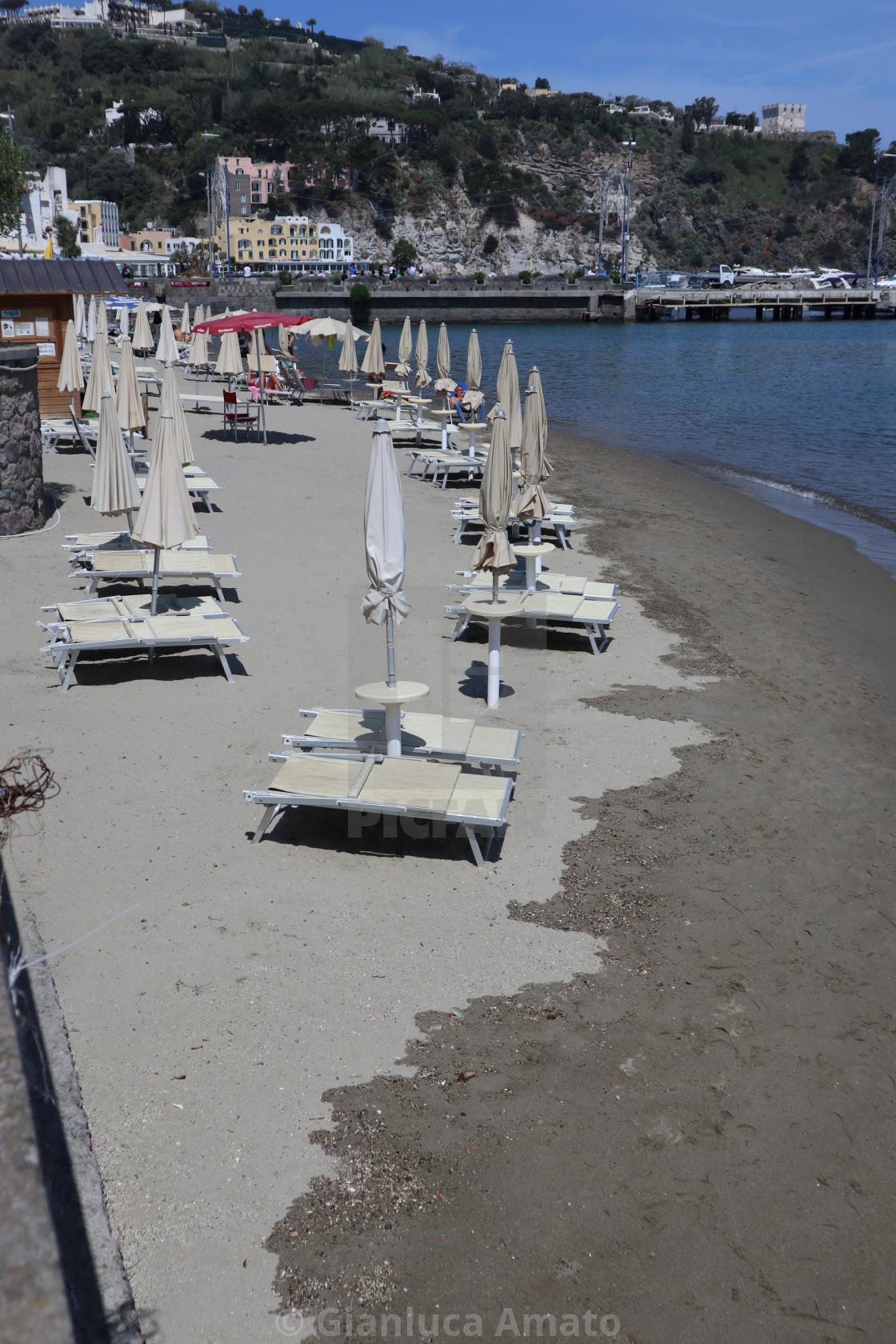 "Lacco Ameno - Lido sul lungomare" stock image