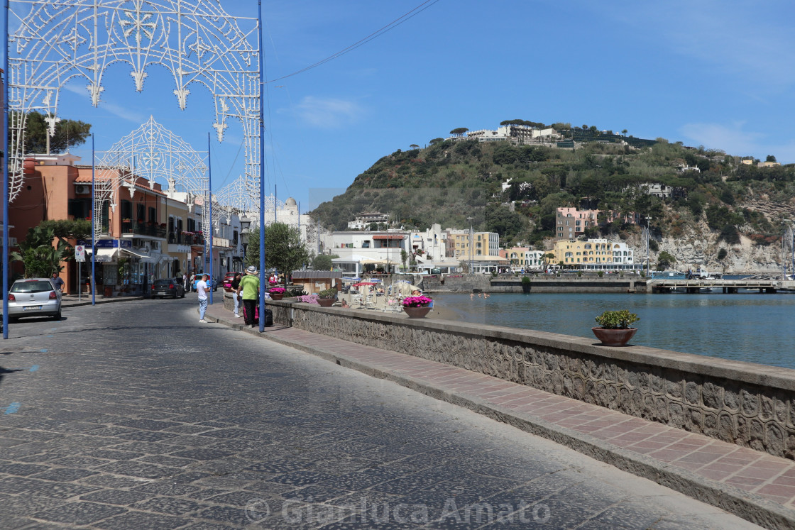 "Lacco Ameno - Scorcio del lungomare" stock image