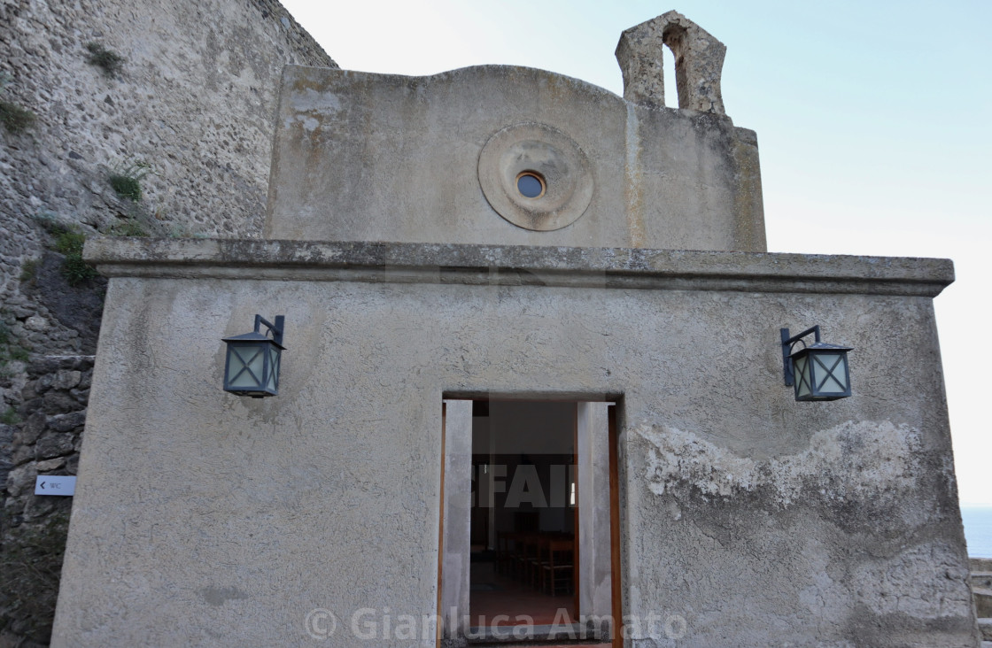 "Ischia - Accesso alla Chiesa di Santa Maria dell'Ortodontico al Castello Aragonese" stock image