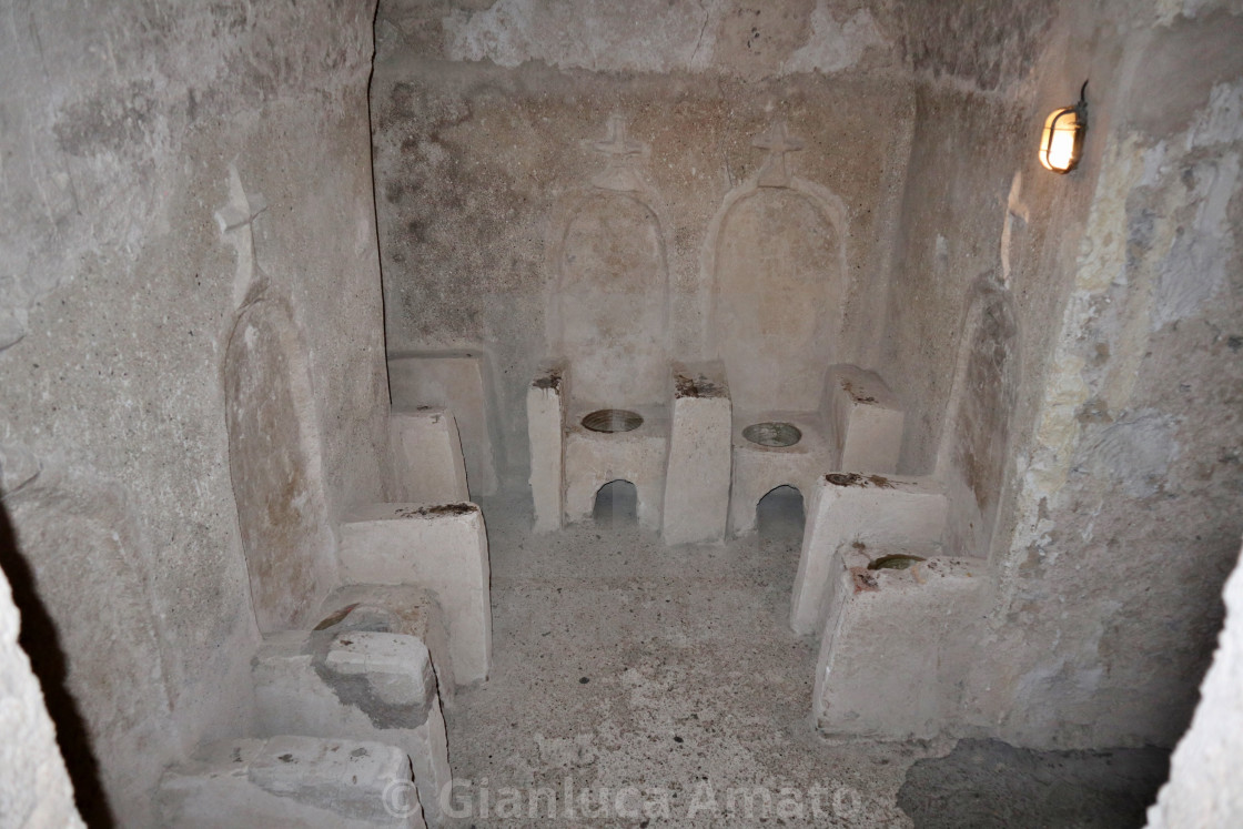 "Ischia - Cimitero delle Monache al Castello Aragonese" stock image