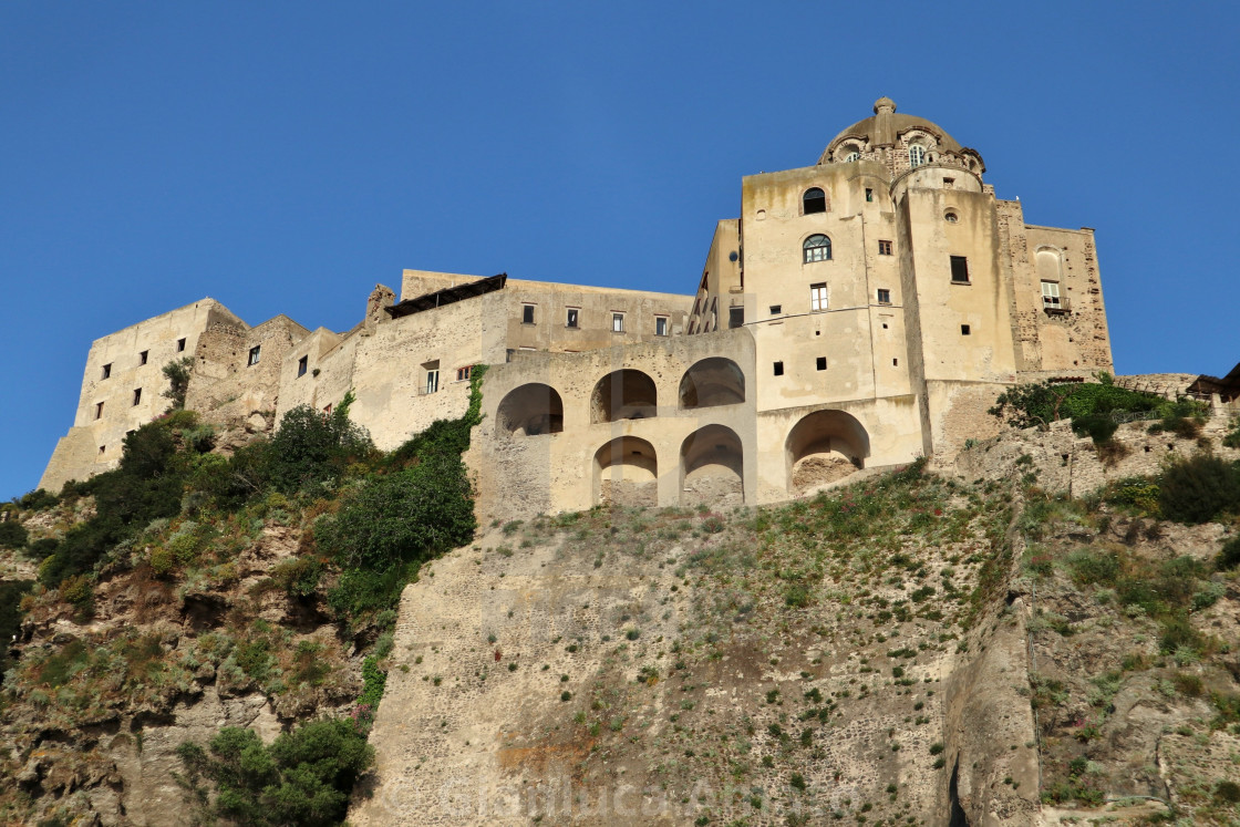 "Ischia - Convento di Santa Maria della Consolazione al Castello Aragonese" stock image