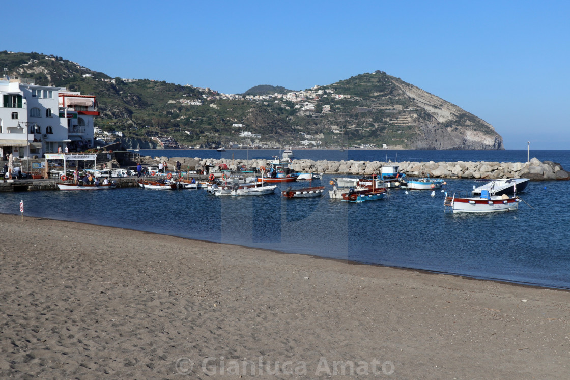 "Sant'Angelo d'Ischia - Baia dei Maronti dalla spiaggia del porto" stock image