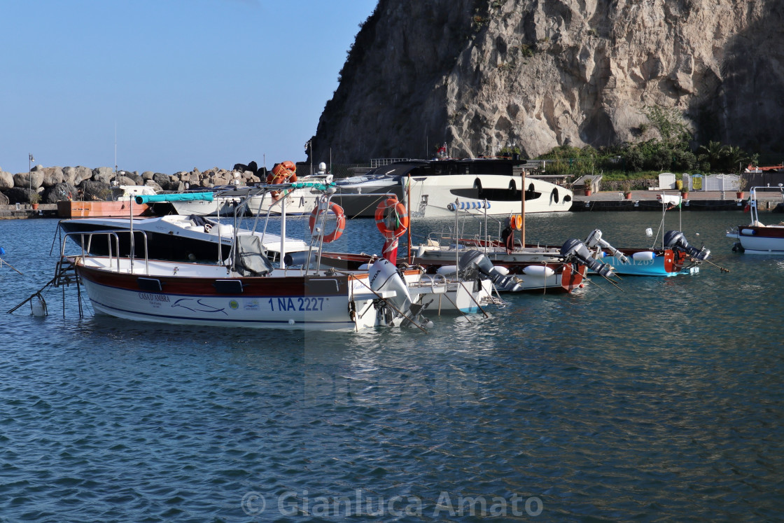 "Sant'Angelo d'Ischia - Barche nel porto turistico" stock image