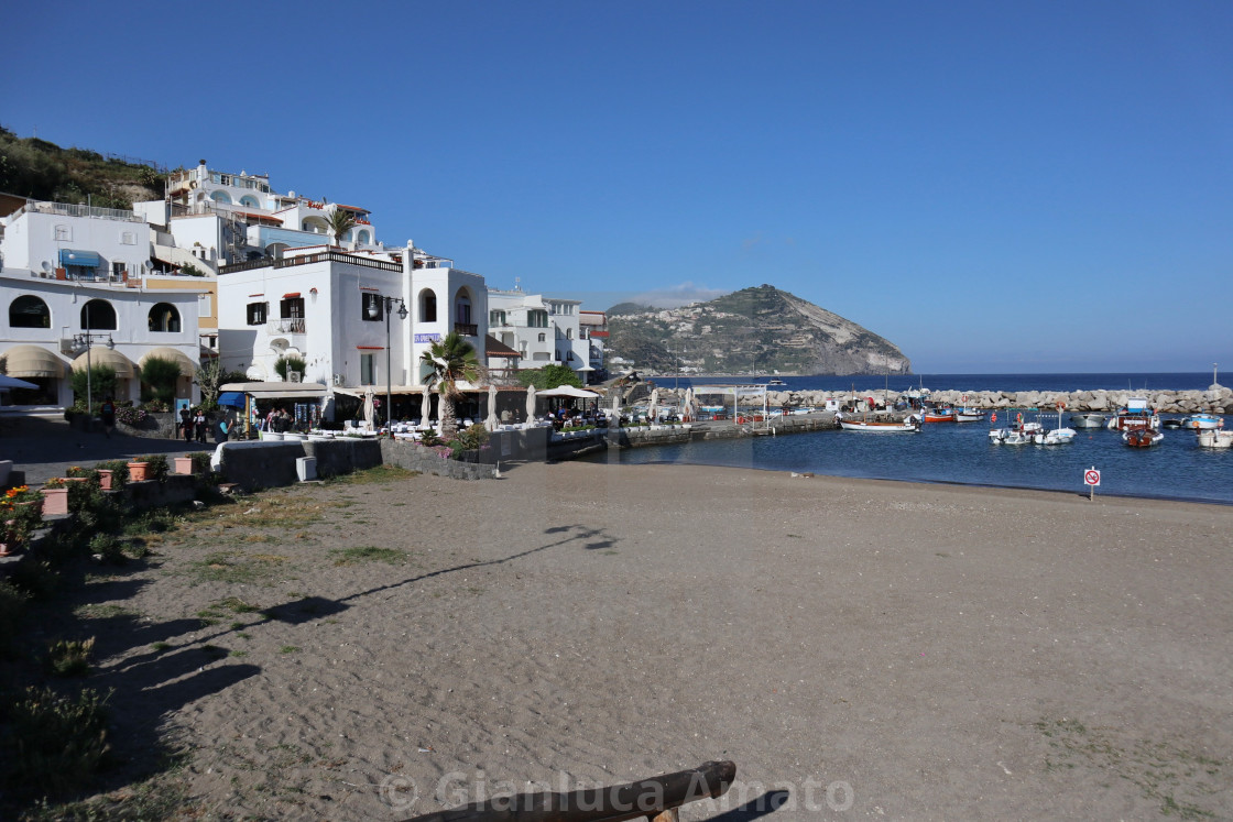 "Sant'Angelo d'Ischia - Spiaggia del porto" stock image